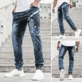 Jogger Trainingshose Freizeithose Jeans Fitness Classic