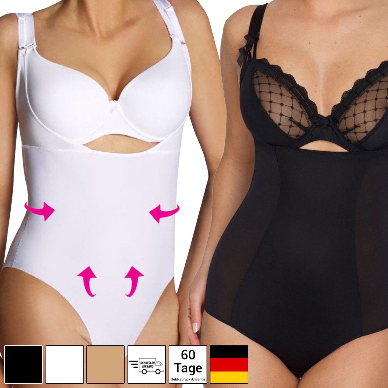 Shapewear Tanga Für Frauen – Hoch Tailliert, Formend & Nahtlos, Perfekt Unter Enger Kleidung